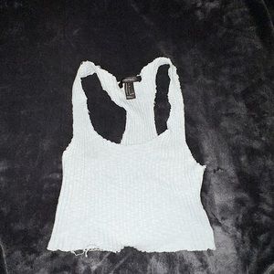 Light blue cropped Tank